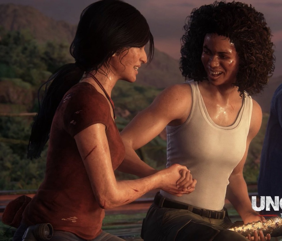 Uncharted 4 Nadine Ross boobs naked