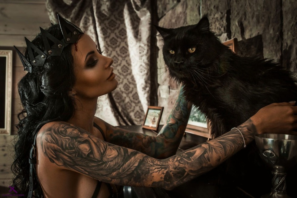 Tattoo model Anya Sugar