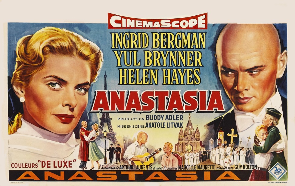 Ingrid Bergman and Yul Brinner