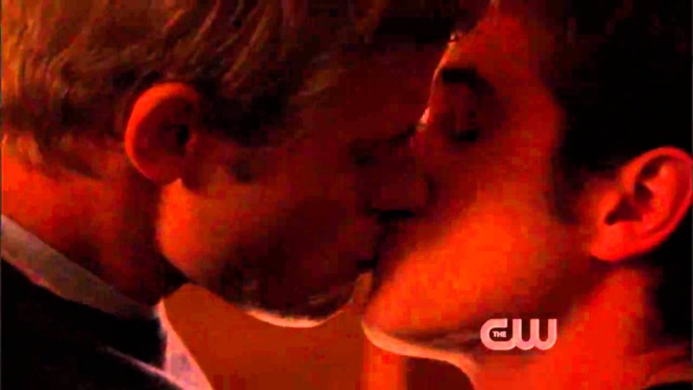Tom Felton kiss with Daniel Radcliffe