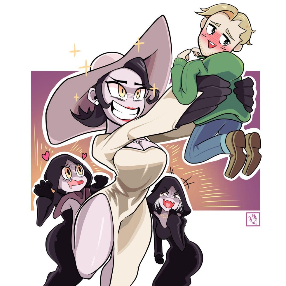 Resident Evil 8 Village Lady Dimitrescu Hentai