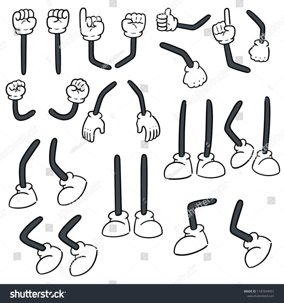 Cartoon arms and legs