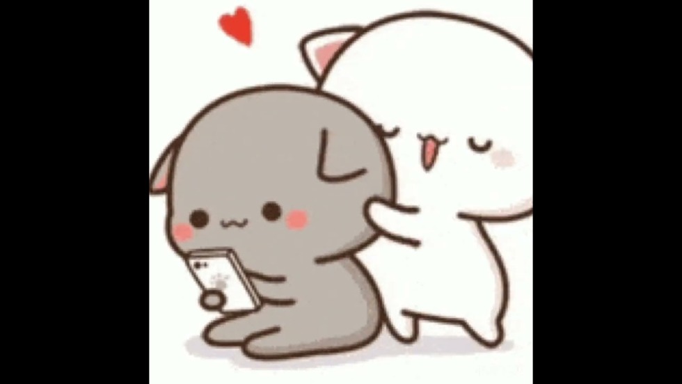 Cats chibi kawai hug