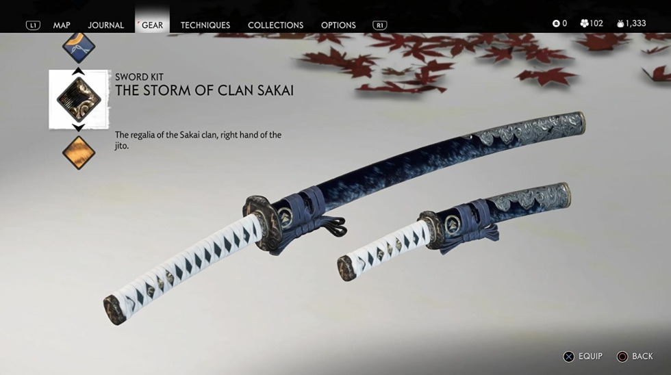 Katana from Ghost of Tsushima