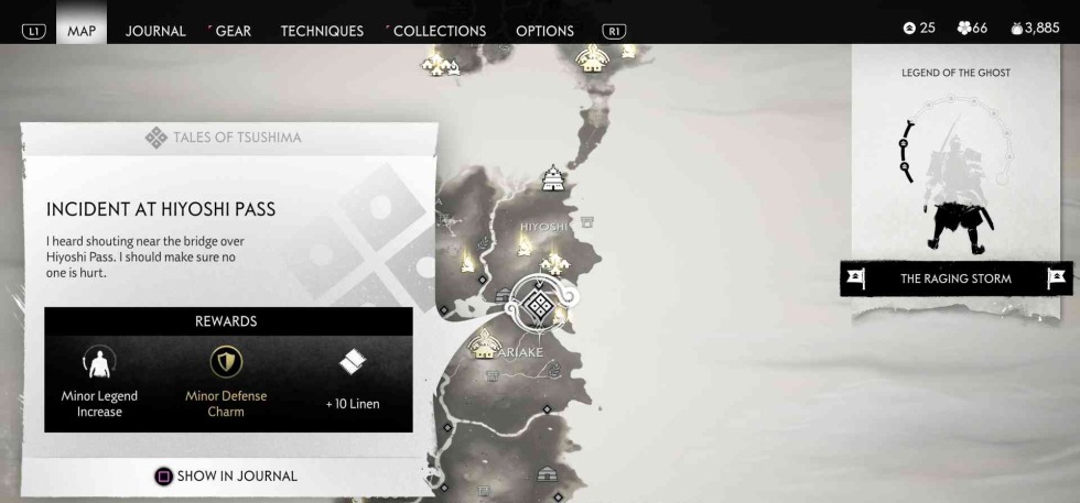 Ghost of tsushima map