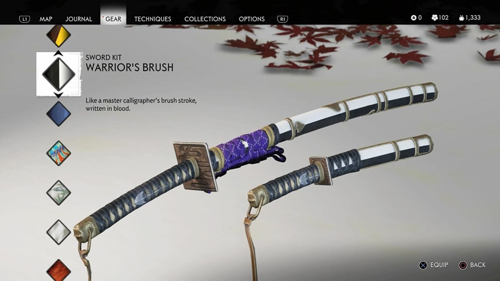 The ghost of Tsushima Katana