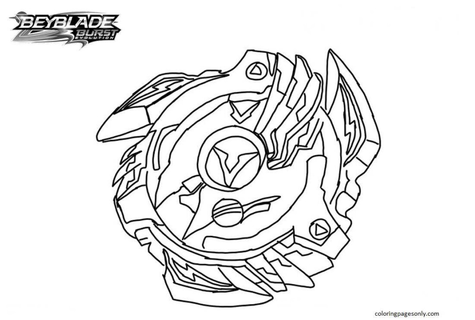 Beyblade Burst Coloring