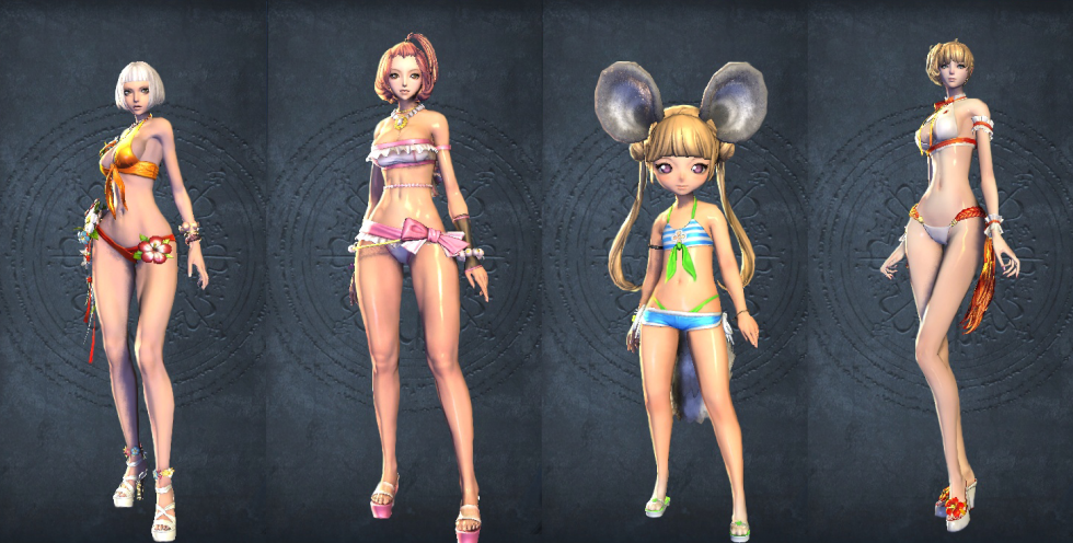 Blade and Soul Lina costumes