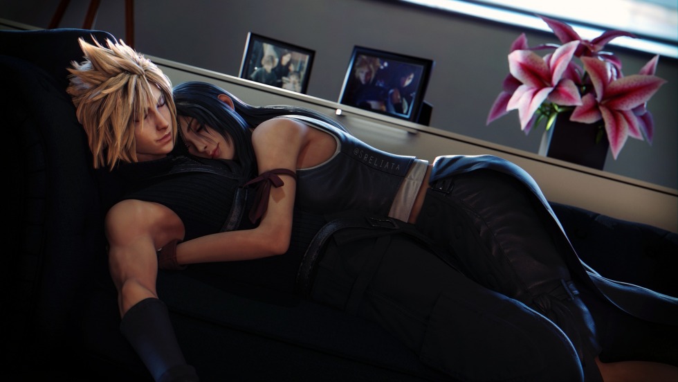 Final Fantasy VII Remake Tifa Lockhart Claud Straif