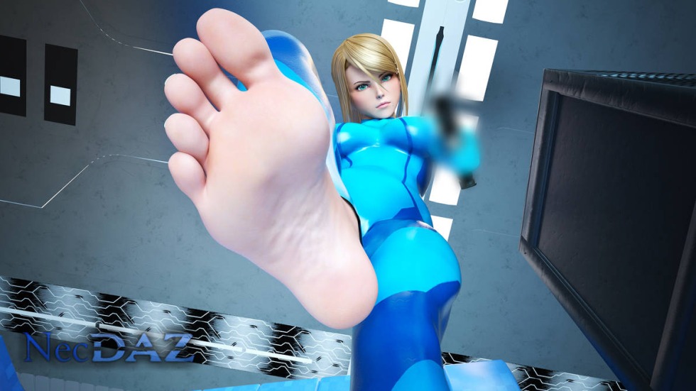 Samus Aran Giantess Feet
