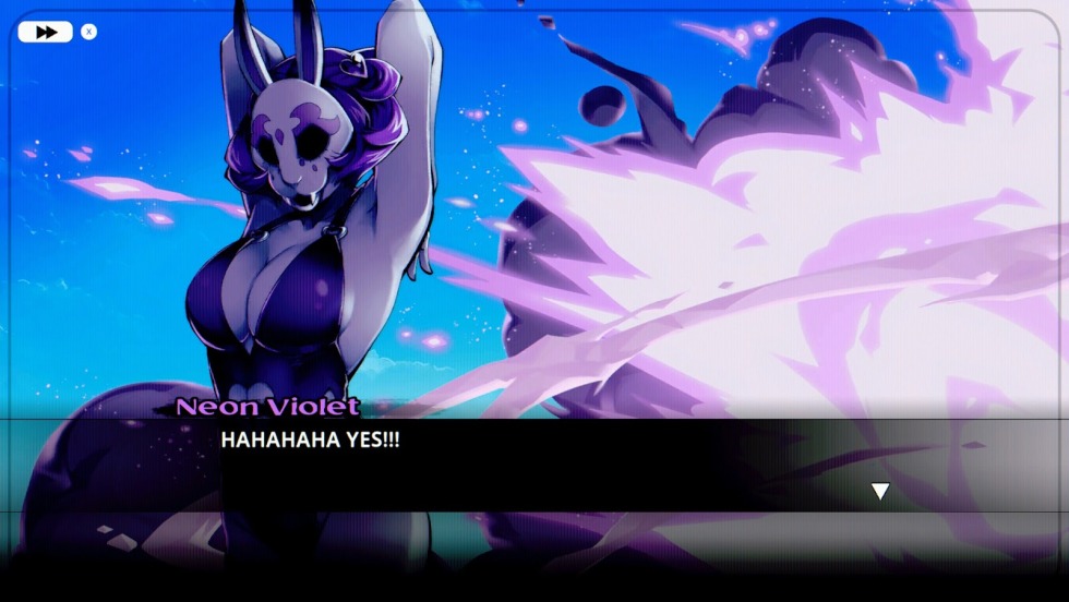 Neon White Violet Game