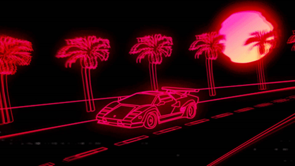 Miami eighties retrovide