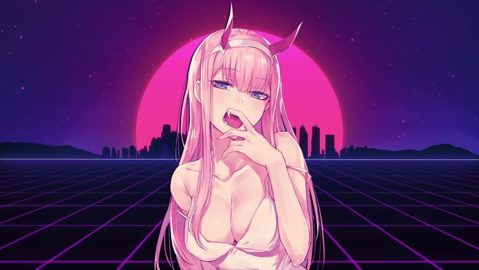 Ahegao zero two wallpaper