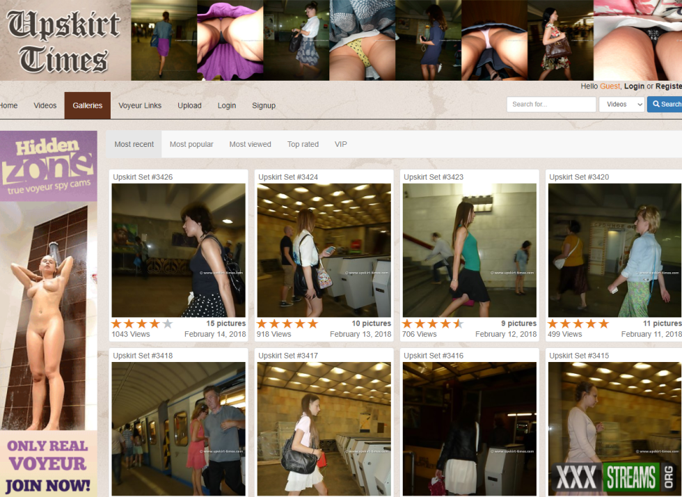 Under a skirt without panties and in stockings