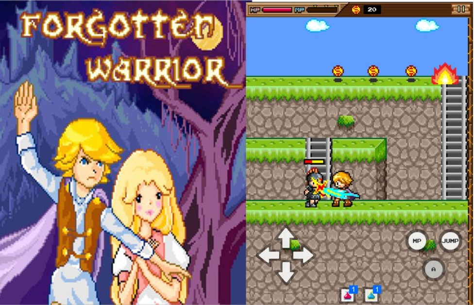 The game Forgotten Warrior