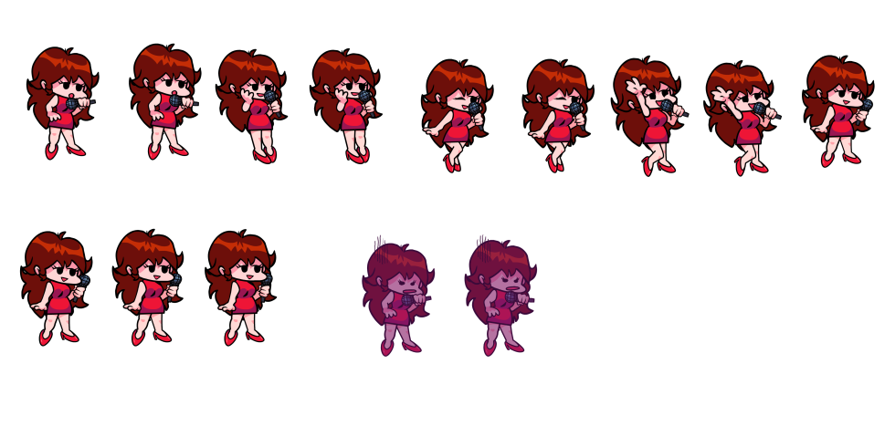 GF from FNF Sprite