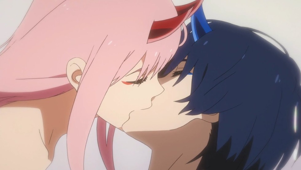 Anime beloved in Franks kiss