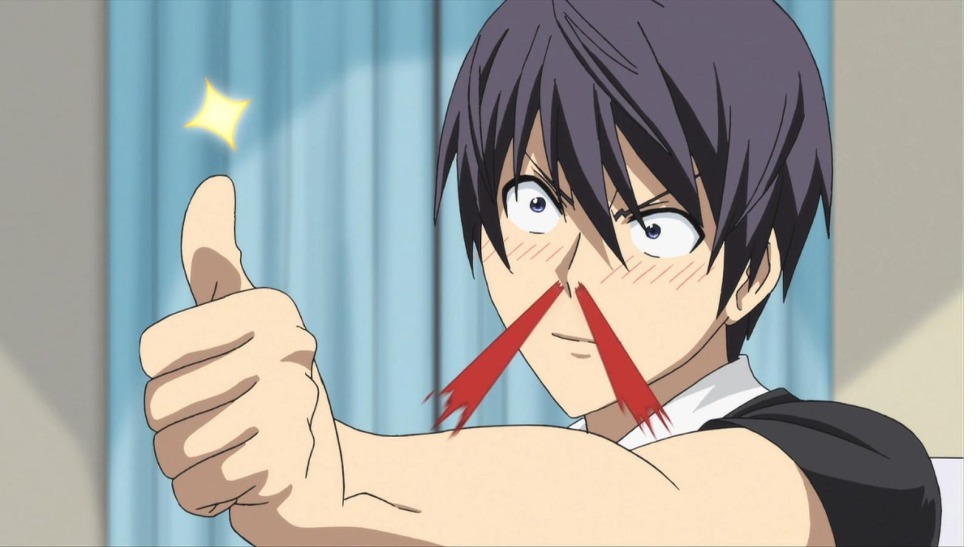 Anime stickers with inscriptions