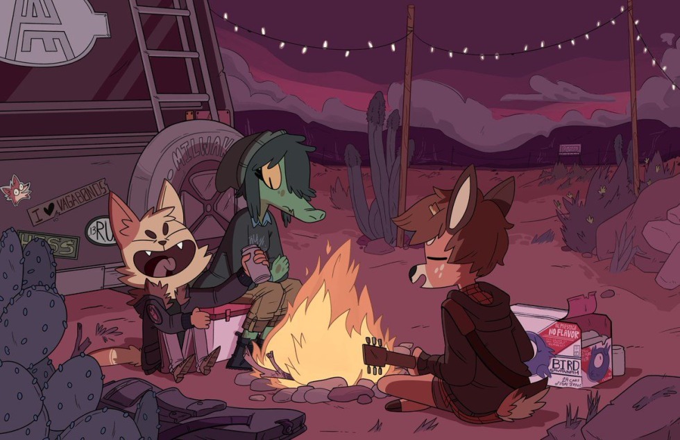 Night in the Woods Greg with glasses