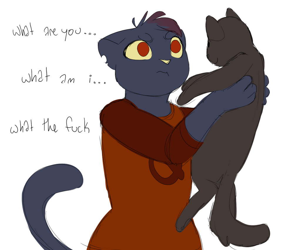 Greg and Angus Night in the Woods