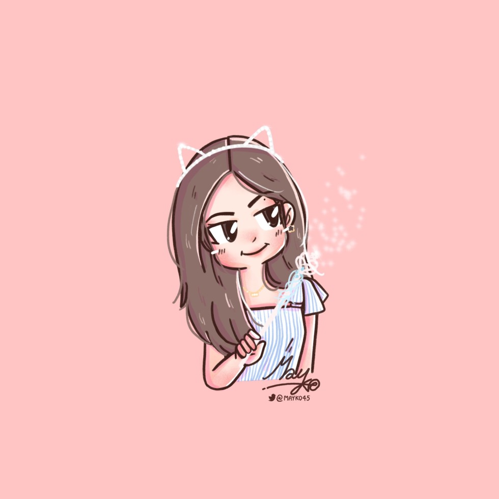 Black Pink Fox Chibi