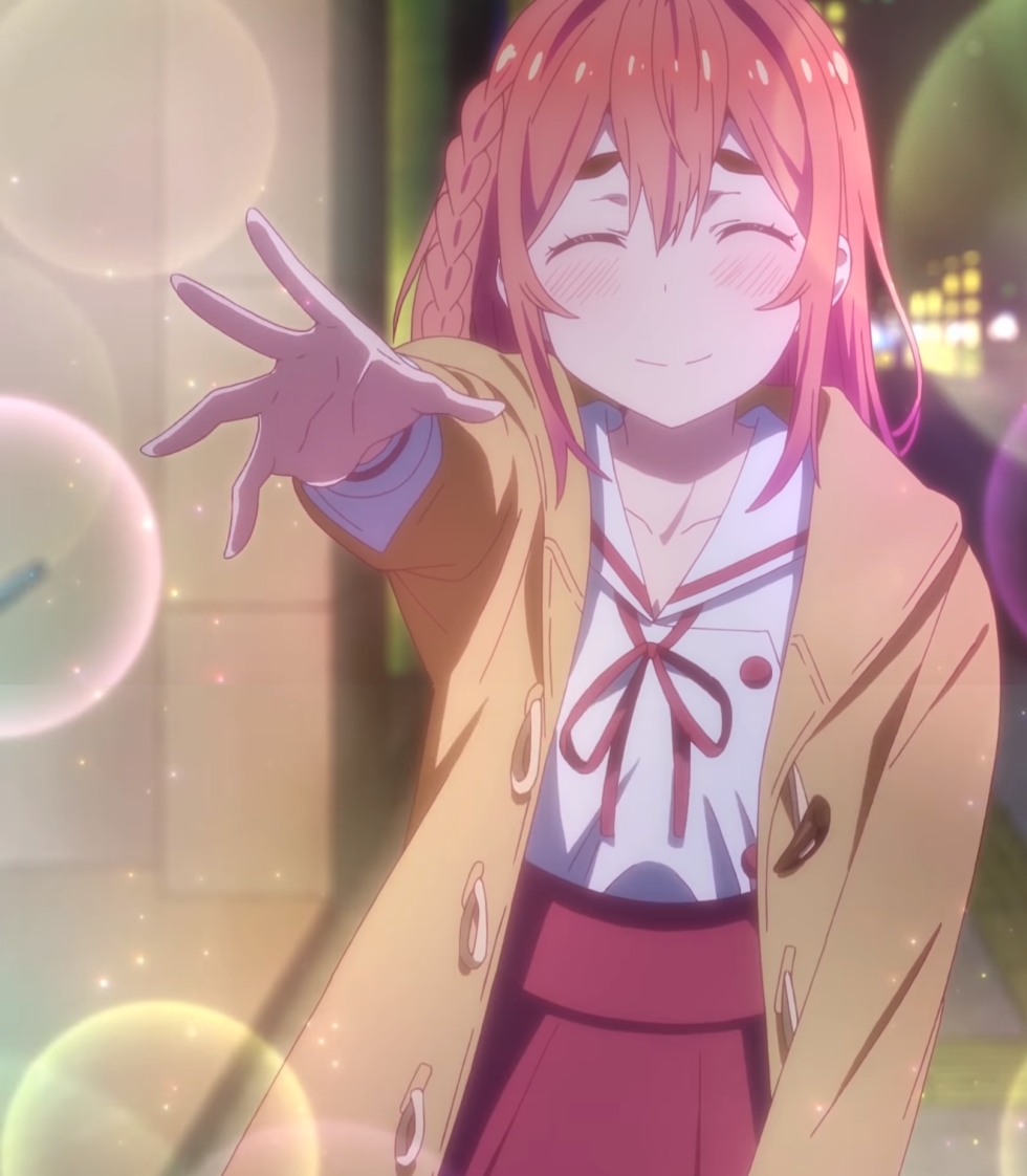 The girl rented anime