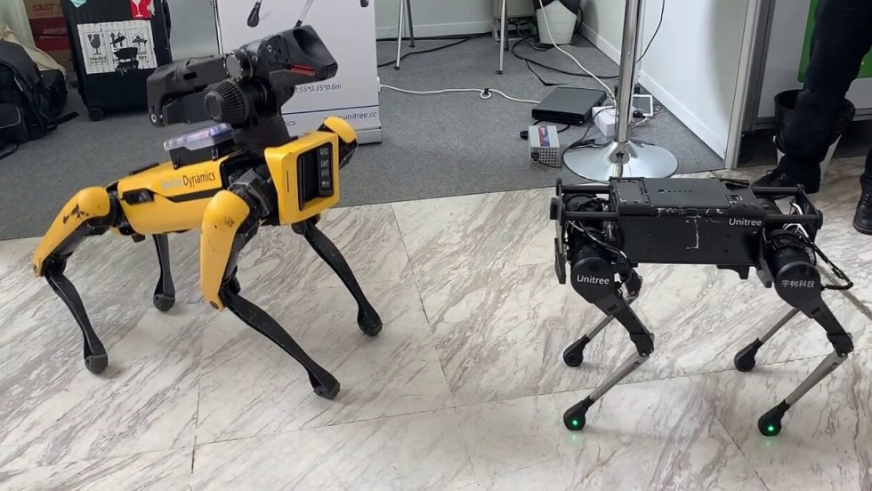 Combat robot Boston Dynamics