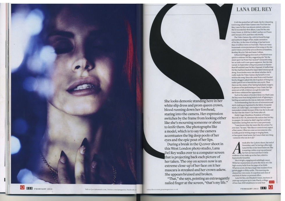 Walkthrough of a fashion magazine