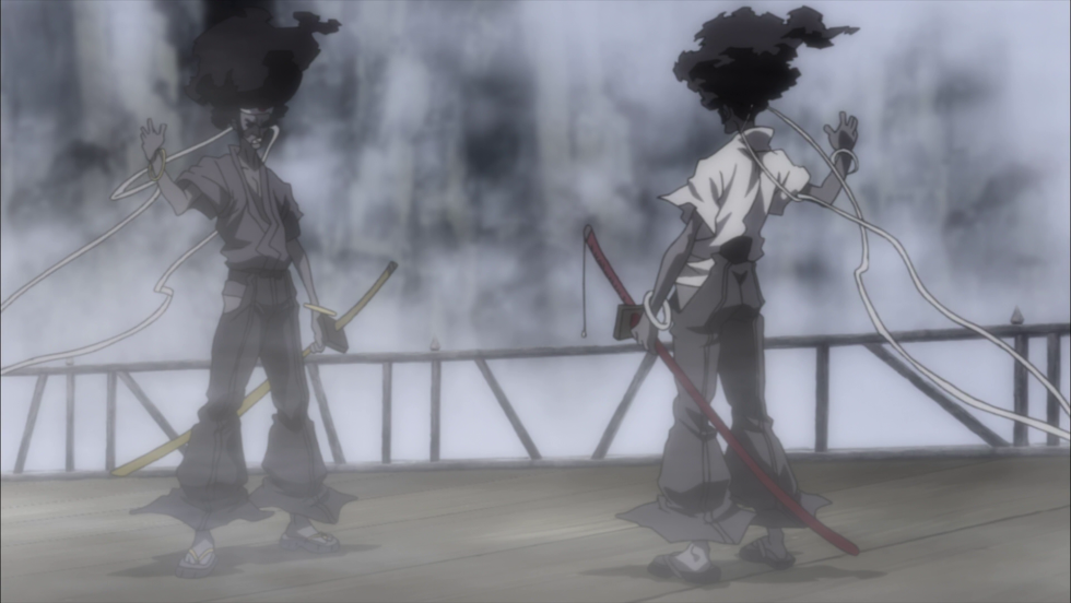 Afro Samurai Postater Scene