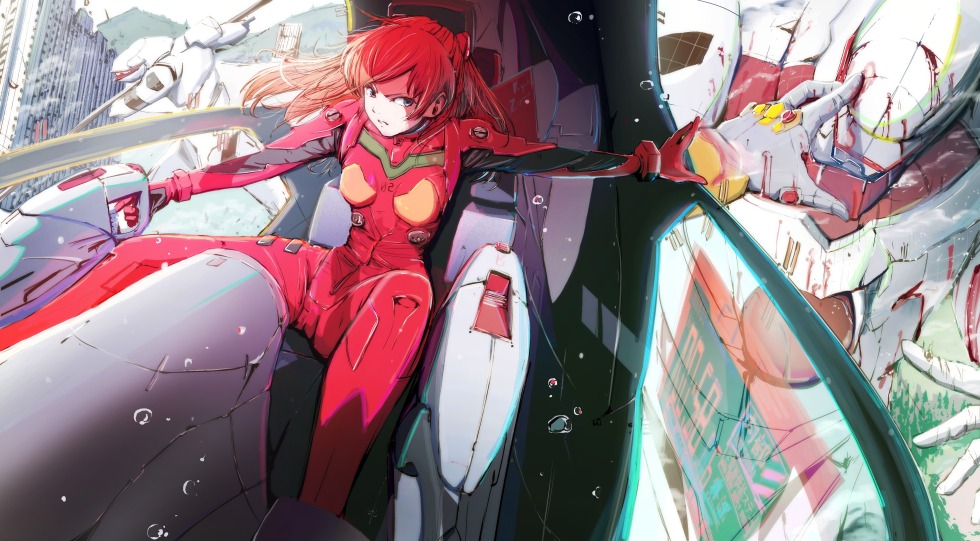 Asuka Langley in Eve