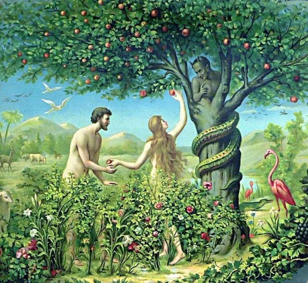 The fall of Adam and Eve