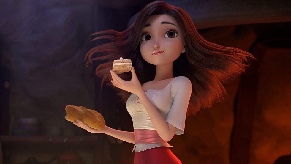 Red shoes and 7 gnomes Snow White