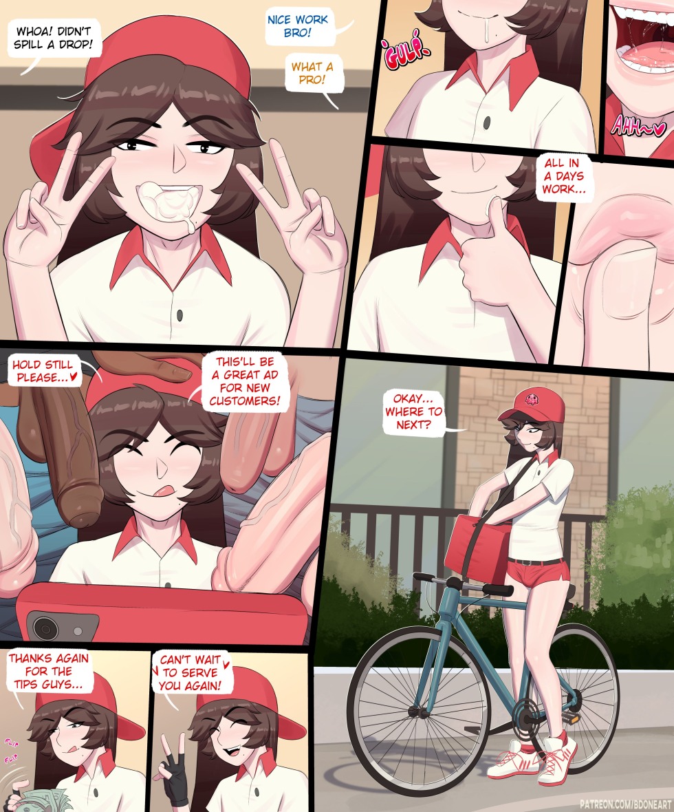 Hentai comic book turning into a werewolf