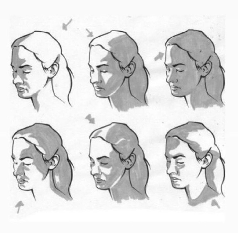 Reference portrait of chiaroscuro