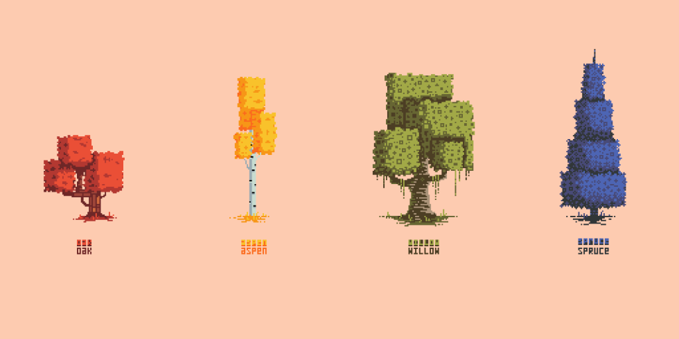 Pixel art graphics for games