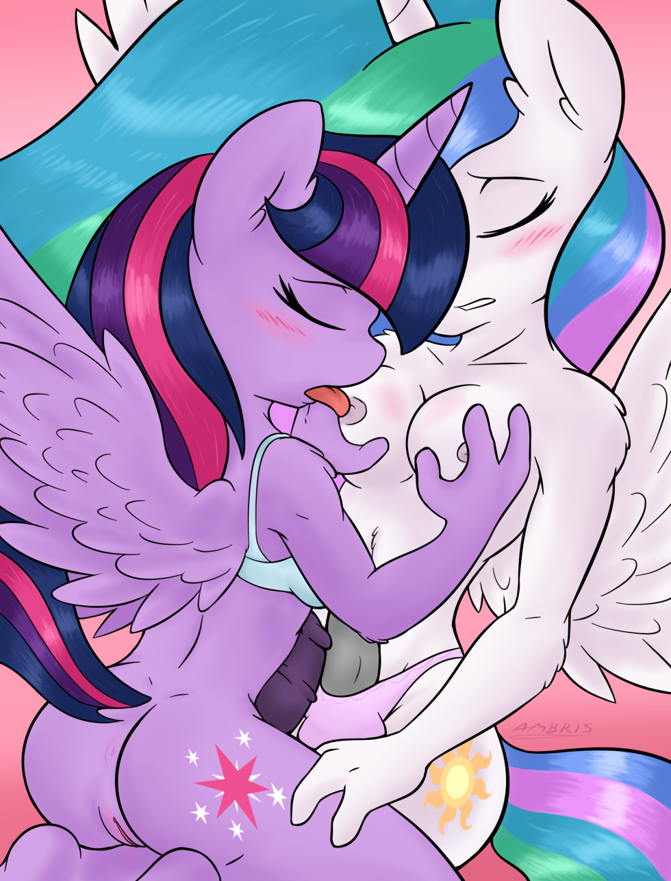 Twilight Sparkle and Princess Celestia XXX
