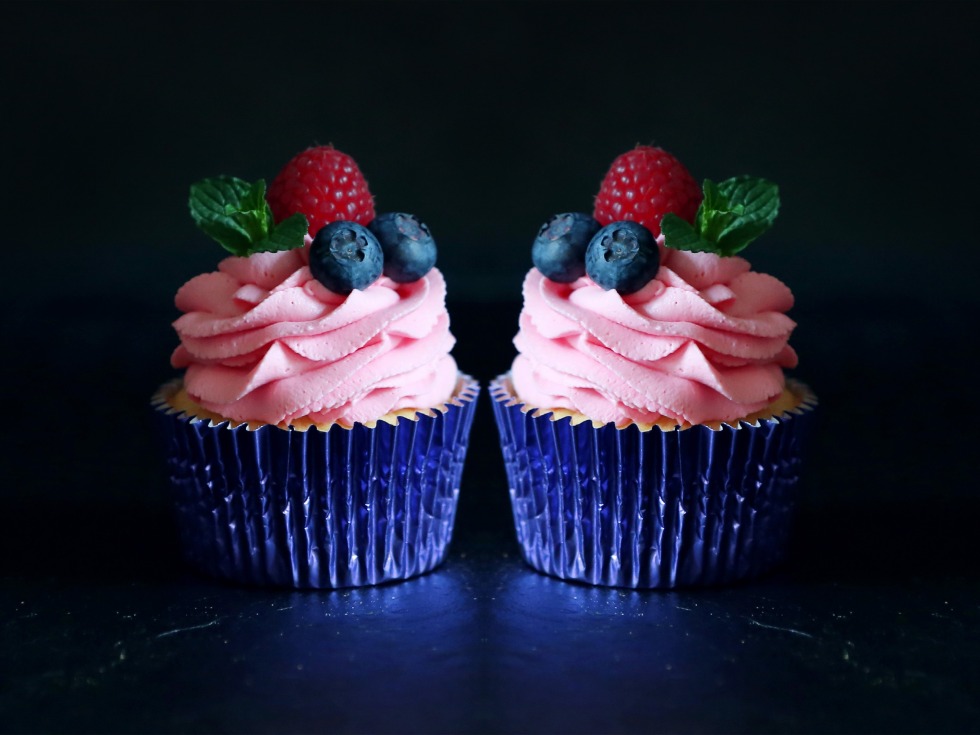 Mango Malina Capcakes