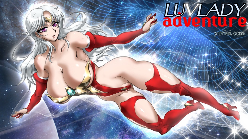 Coloring comic book lady bug