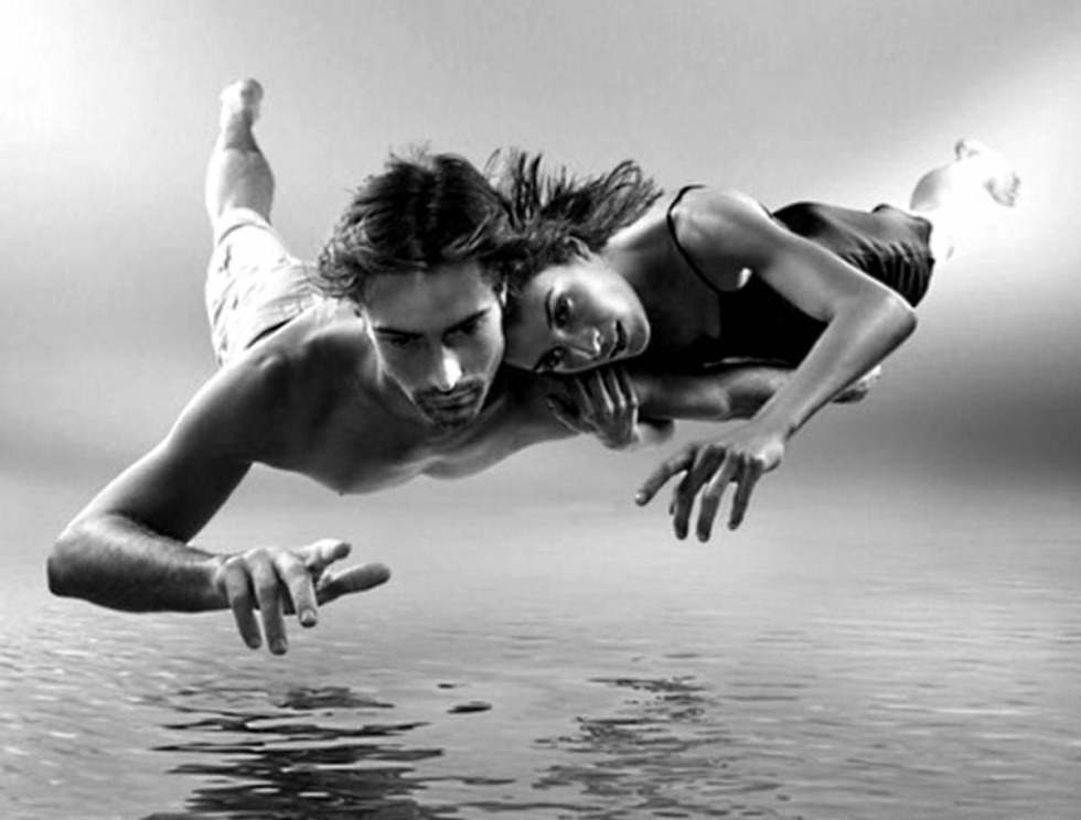 Two stretch to each other