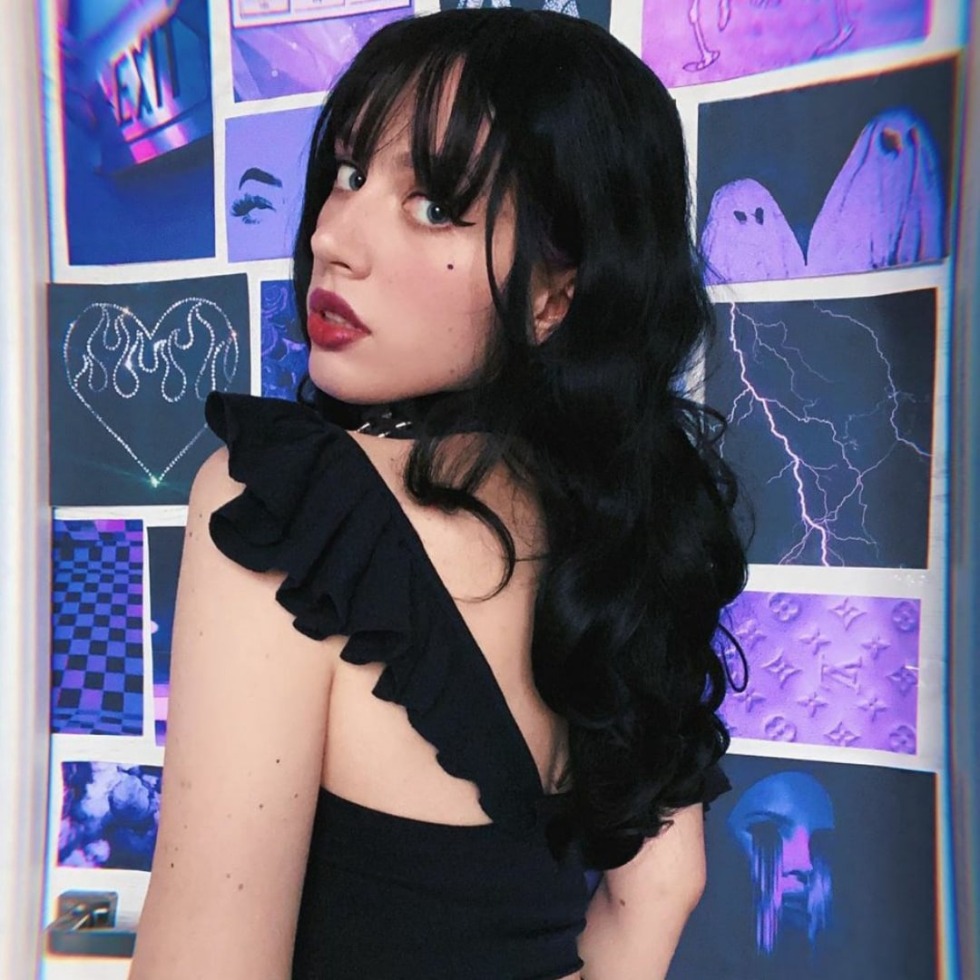 Katya Clam in a swimsuit