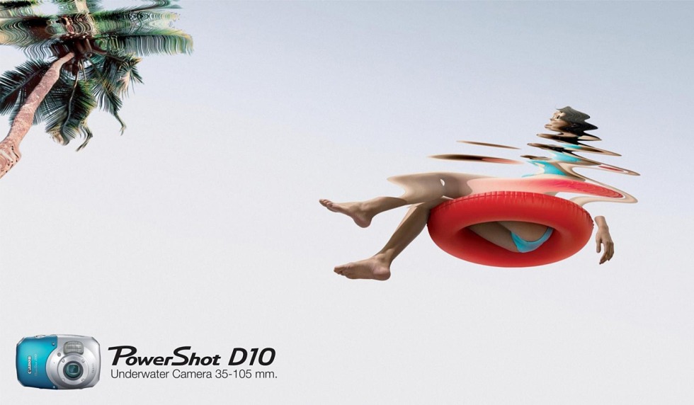 Unusual printed advertising