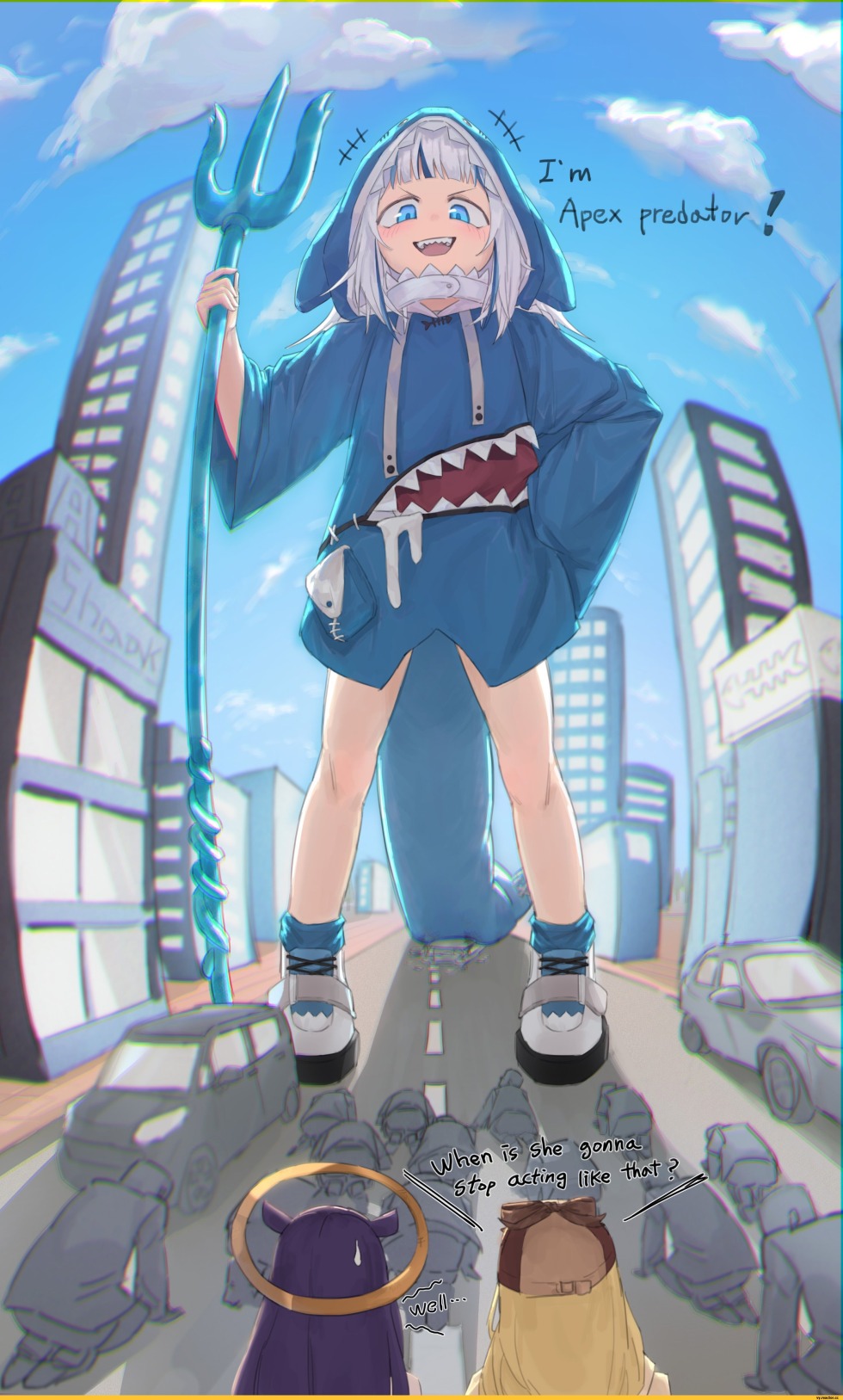 Amelia Hololive Giantess