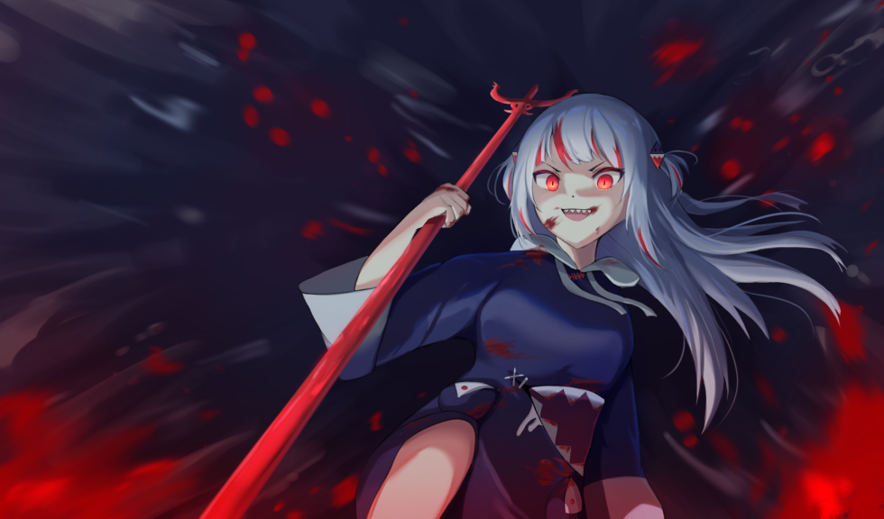 Gawr gura is angry dangerous