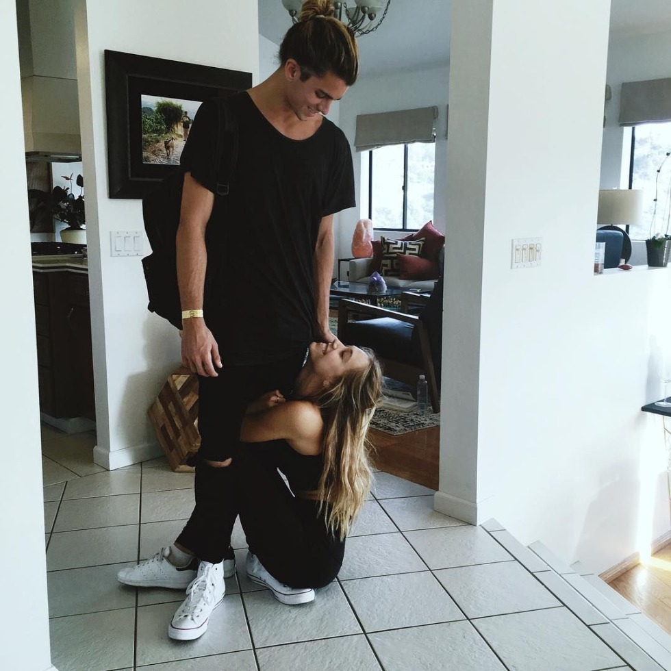 Beautiful girl in the tropics