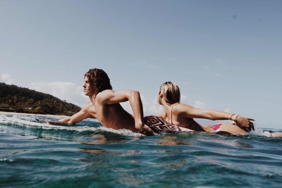 Valentina Fradirad and Jay