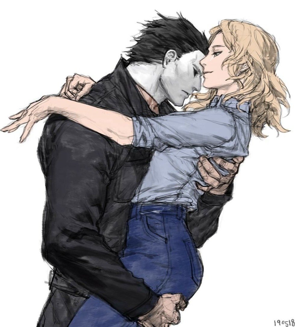 Michael Myers and Lauri Strogood Love