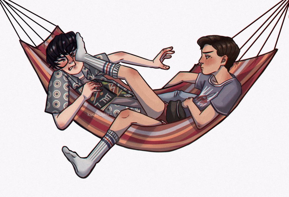 Richie and Eddie in Gamak