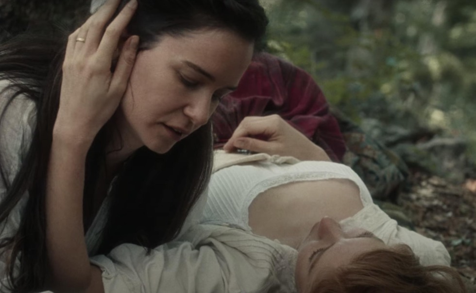 Vanessa Kirby in underwear