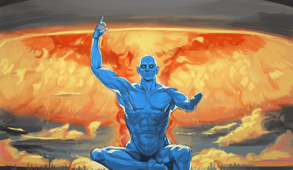Dr. Manhattan Naked