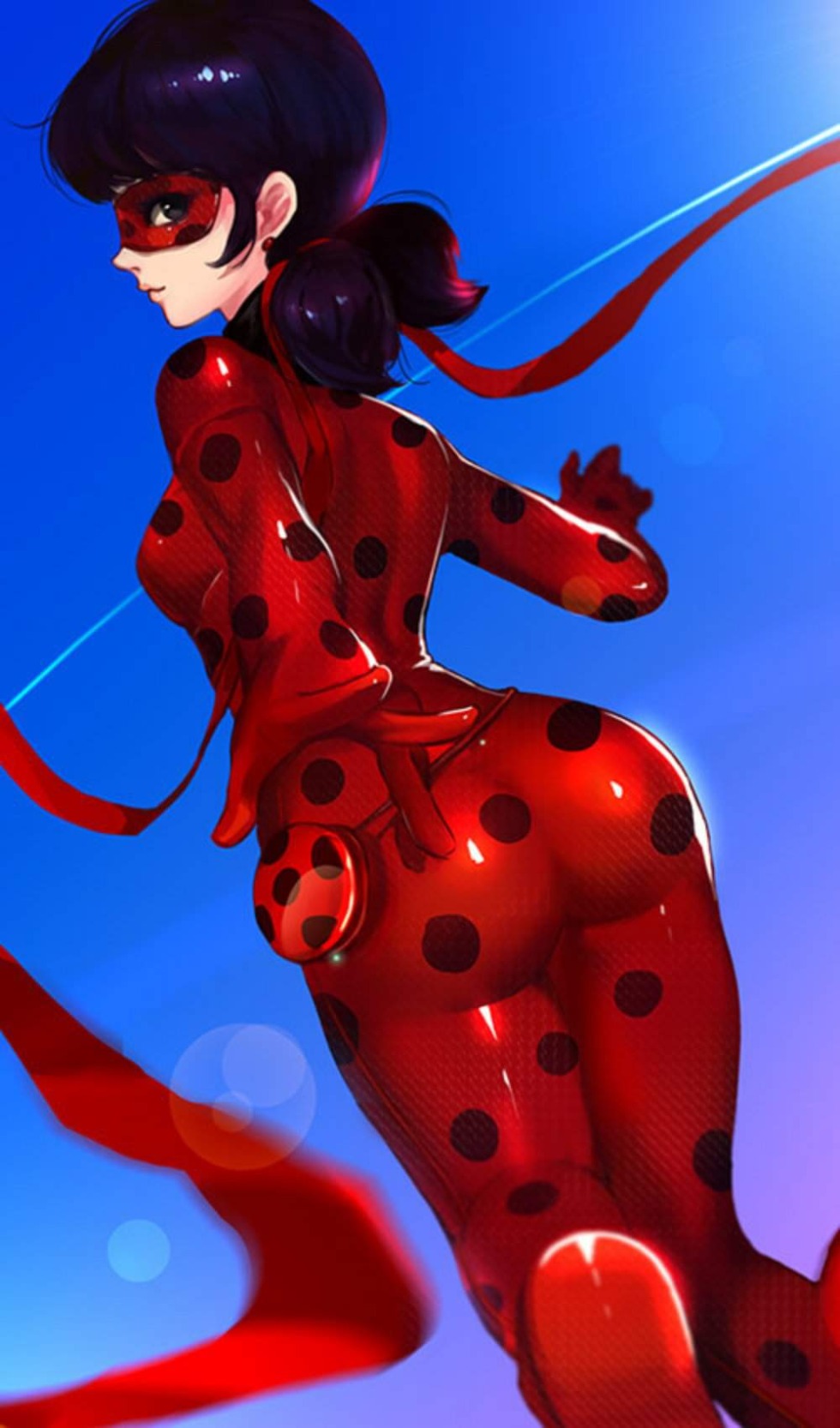 Ladybug breast